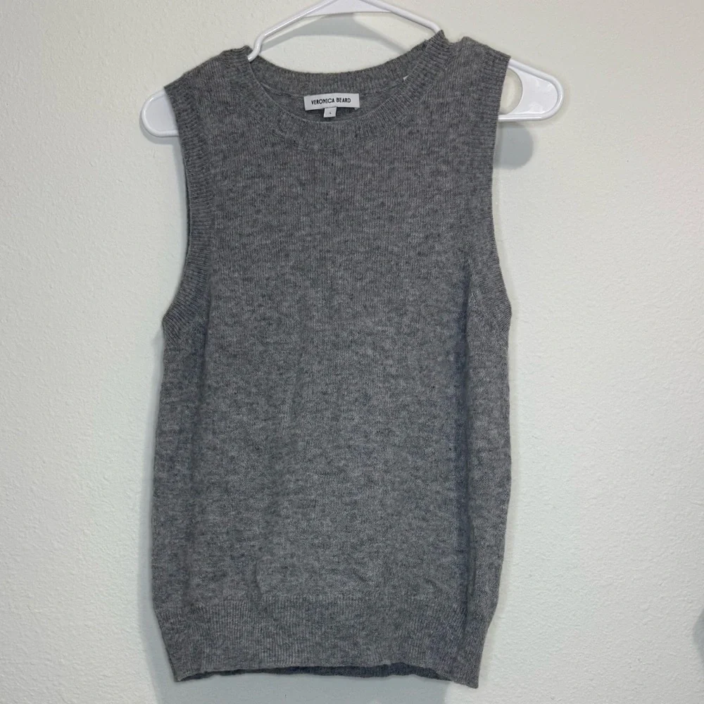 Veronica Beard Jerrell Cashmere Tank Top - Picture 1 of 2
